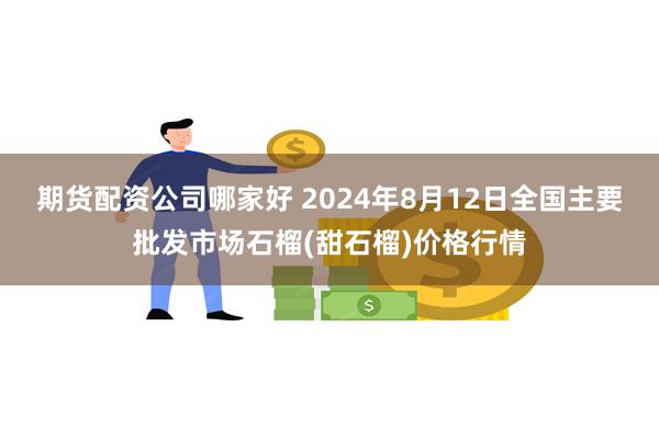 期货配资公司哪家好 2024年8月12日全国主要批发市场石榴(甜石榴)价格行情