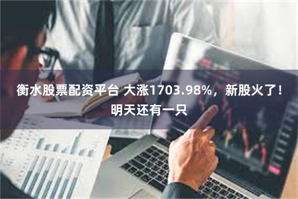 衡水股票配资平台 大涨1703.98%，新股火了！明天还有一只