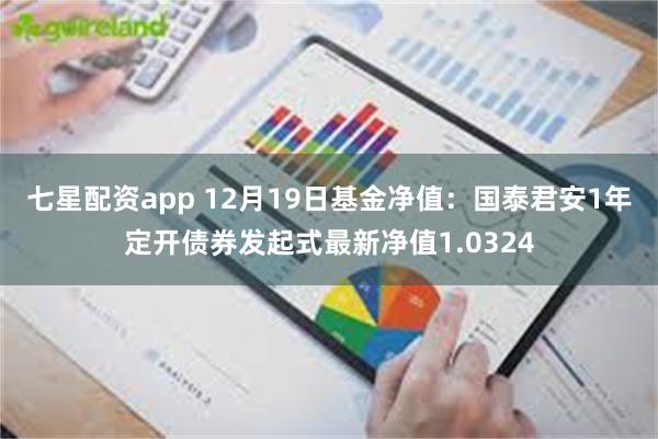 七星配资app 12月19日基金净值：国泰君安1年定开债券发起式最新净值1.0324