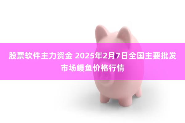 股票软件主力资金 2025年2月7日全国主要批发市场鳗鱼价格行情